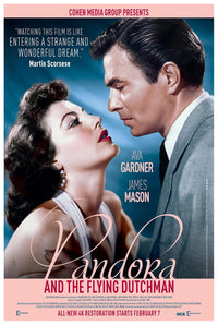 Pandora and the Flying Dutchman 1951 v2 – Vintage Classic Movie Poster