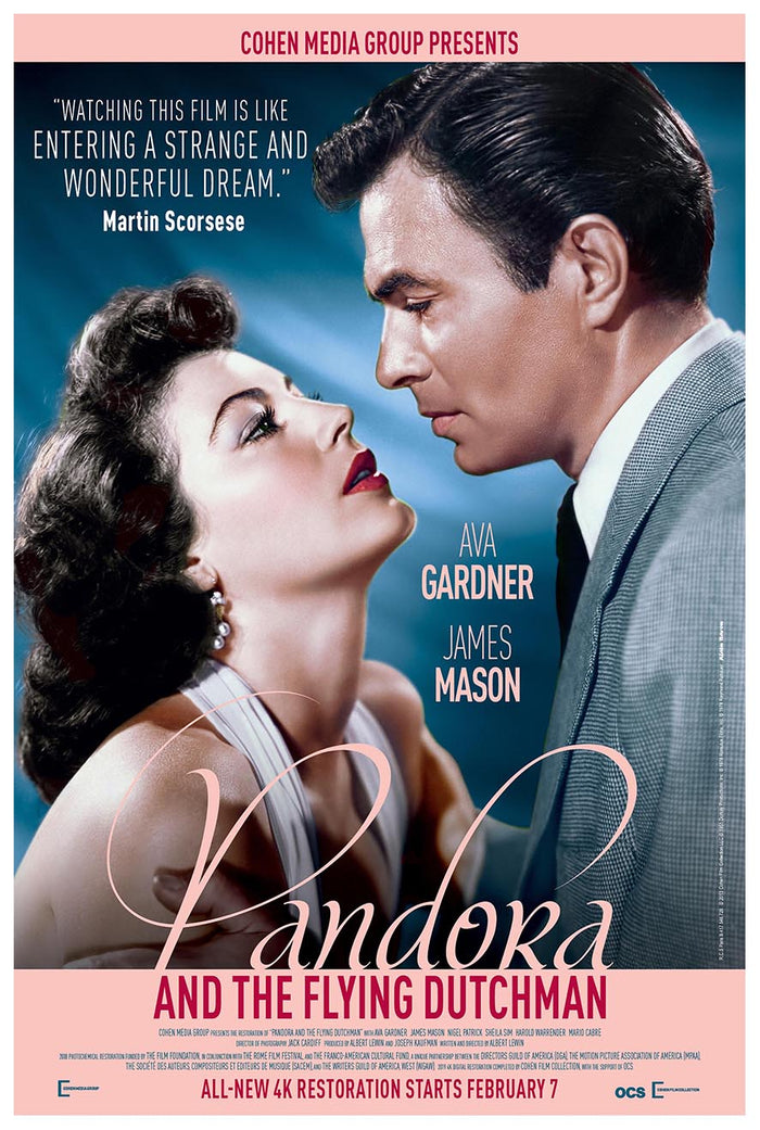 Pandora and the Flying Dutchman 1951 v2 – Vintage Classic Movie Poster