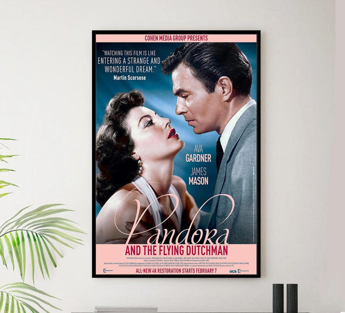 Pandora and the Flying Dutchman 1951 v2 – Vintage Classic Movie Poster