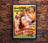 Pat and Mike 1952 - Charles Bronson - Belgium - Classic Movie Poster
