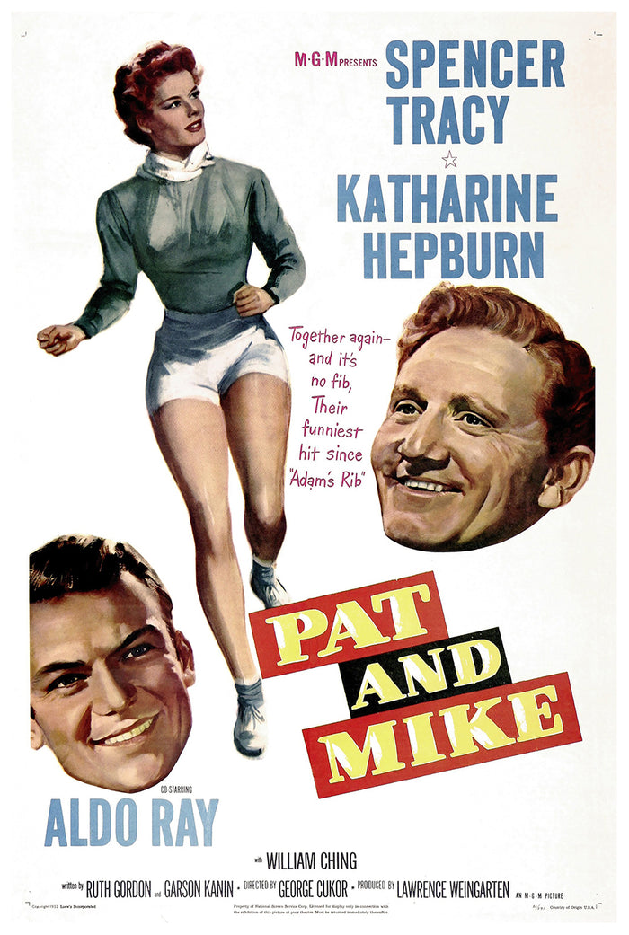 Pat and Mike 1952 - US - Classic Movie Poster