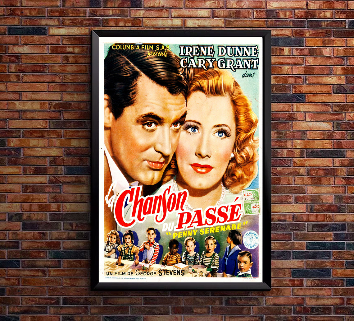 Penny Serenade 1941  - Cary Grant - Belgium - Classic Movie Poster