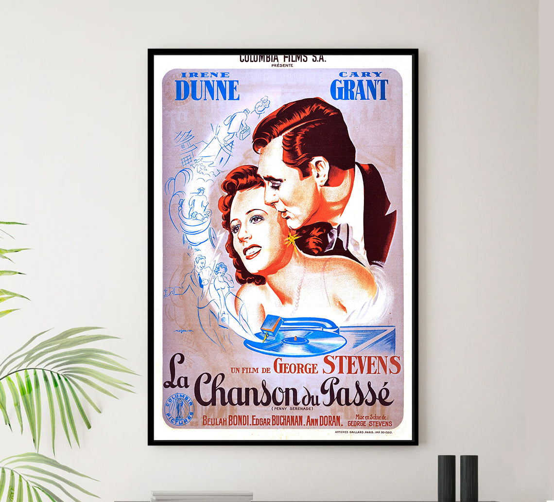 Penny Serenade 1941  - Cary Grant - France - Classic Movie Poster
