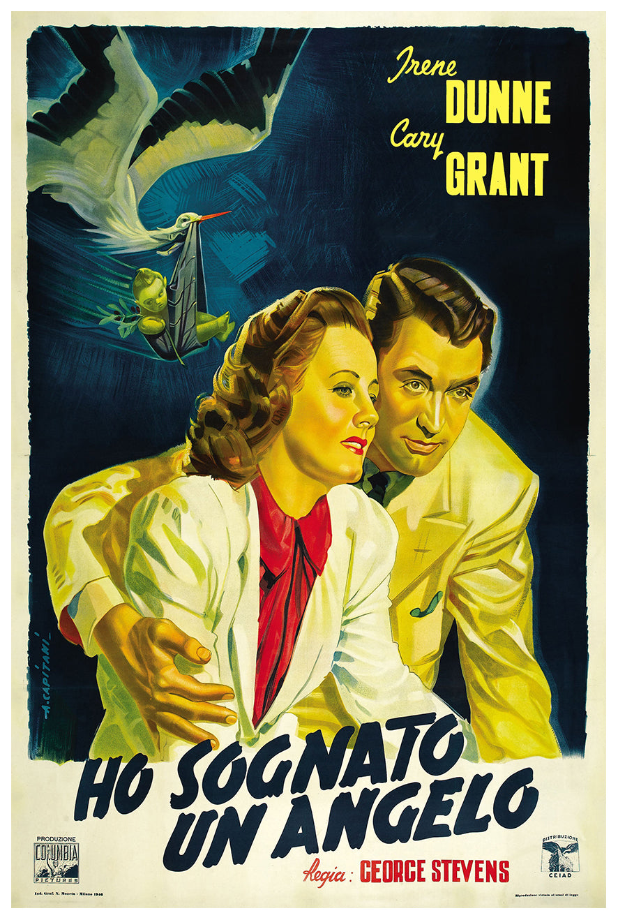 Penny Serenade 1941  - Cary Grant - Italy - Classic Movie Poster