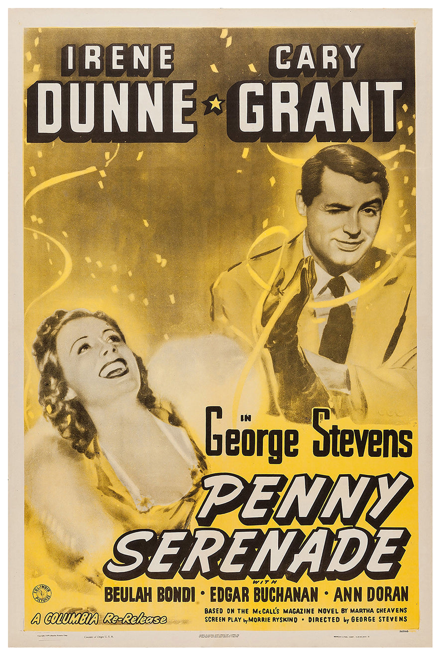 Penny Serenade 1941  - Cary Grant - US(2) - Classic Movie Poster