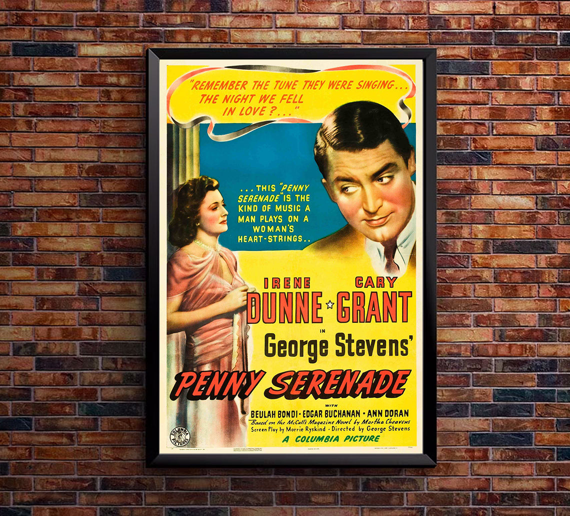Penny Serenade 1941  - Cary Grant - US - Classic Movie Poster