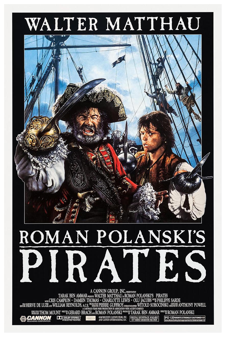 Pirates 1986 - Vintage Pirate Classic Movie Poster