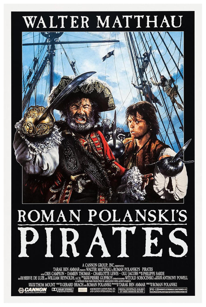 Pirates 1986 - Vintage Pirate Classic Movie Poster