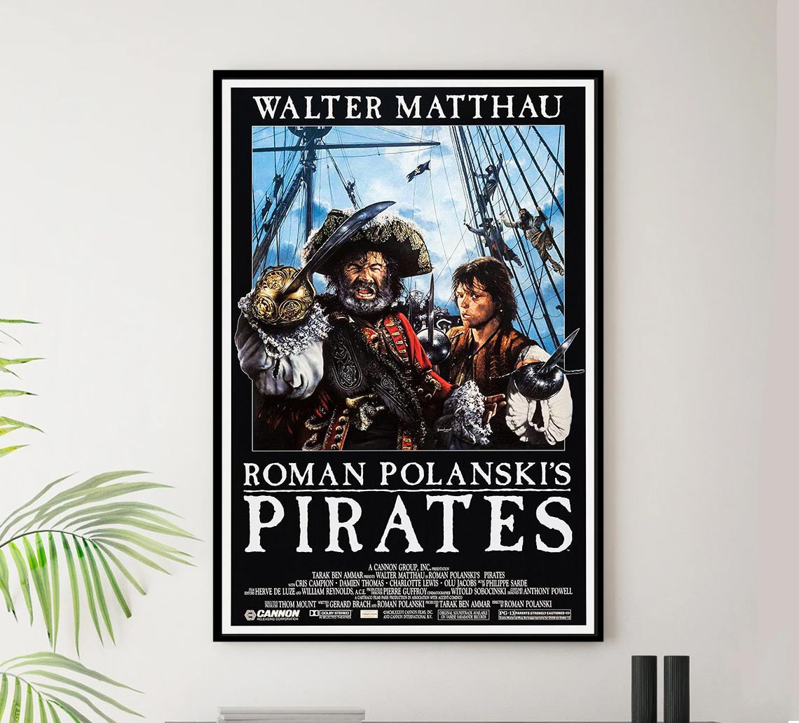Pirates 1986 - Vintage Pirate Classic Movie Poster