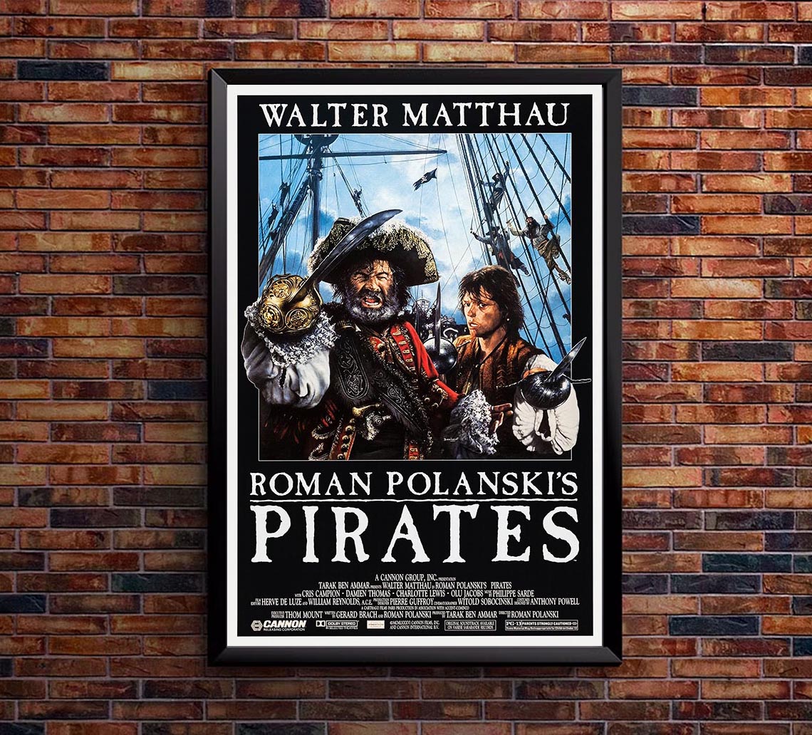 Pirates 1986 - Vintage Pirate Classic Movie Poster