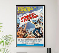 Pirates of Tortuga 1961 - Vintage Pirate Classic Movie Poster