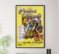 Pirates of Tripoli 1955 - Vintage Pirate Classic Movie Poster