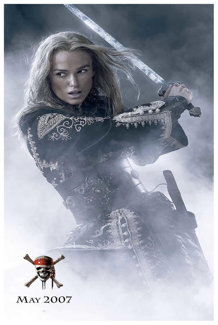 Pirates of the Caribbean At World's End 2007 - Keira Knightley 11x17 - Vintage Classic Movie Poster