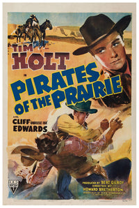 Pirates of the Prairie 1942 - Vintage Pirate Classic Movie Poster