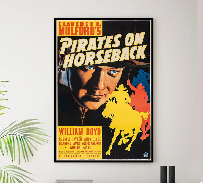 Pirates on Horseback 1941 - Vintage Pirate Classic Movie Poster
