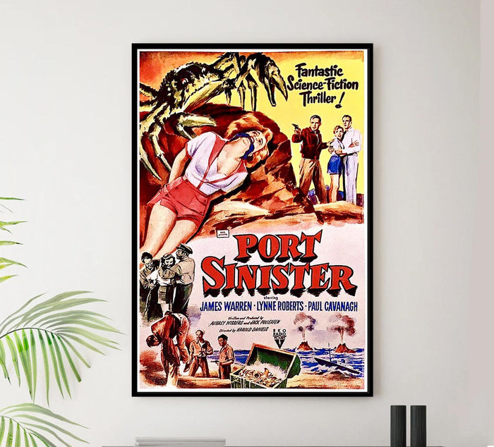 Port Sinister 1953 - Vintage Pirate Classic Movie Poster