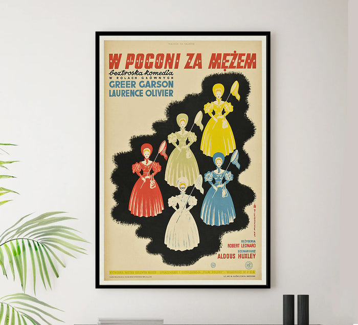 Pride and Prejudice 1940 - Laurence Olivier - Poland - Classic Movie Poster