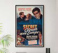 Q Planes 1939 - Laurence Olivier - US - Classic Movie Poster