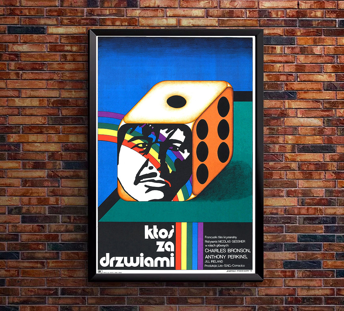 Quelqu'un derrière la porte 1971 - Charles Bronson - Poland - Classic Movie Poster
