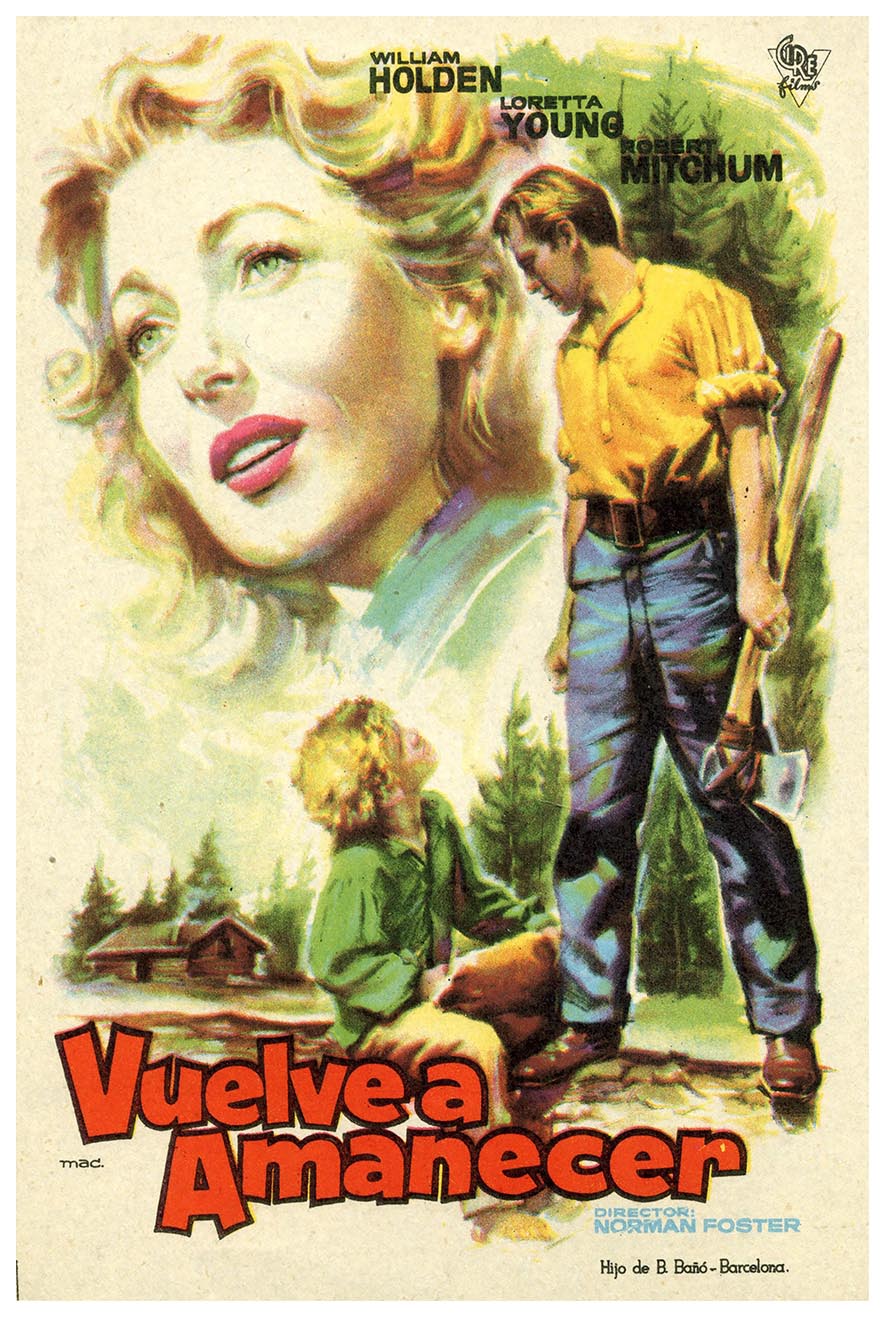 Rachel and the Stranger 1948 - Robert Mitchum - Vintage Classic Movie Poster