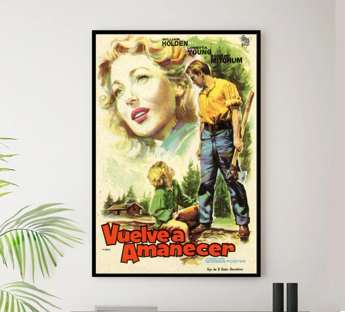 Rachel and the Stranger 1948 - Robert Mitchum - Vintage Classic Movie Poster