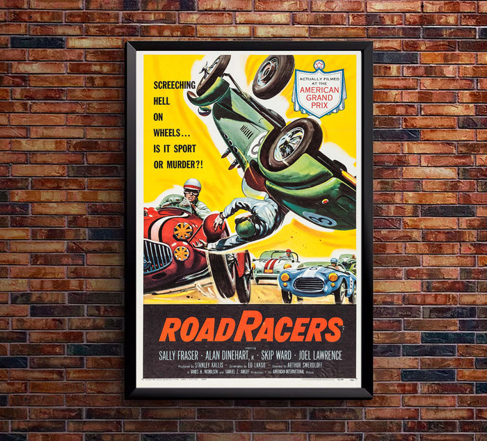 Raod Racers - 1959 - Movie - Vintage Racing Poster