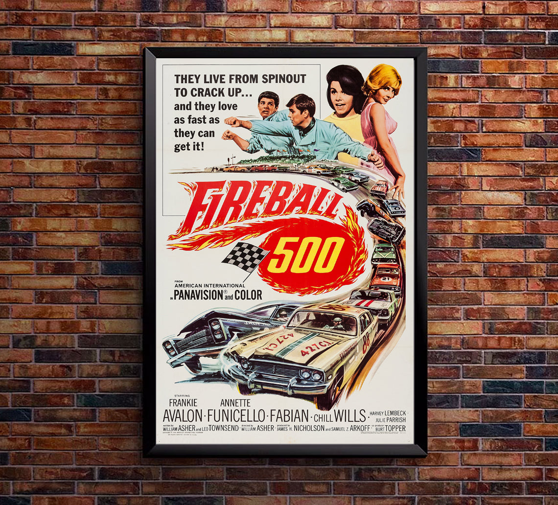 Frankie Avalon - 1966 - Movie - Vintage Racing Poster – Lost