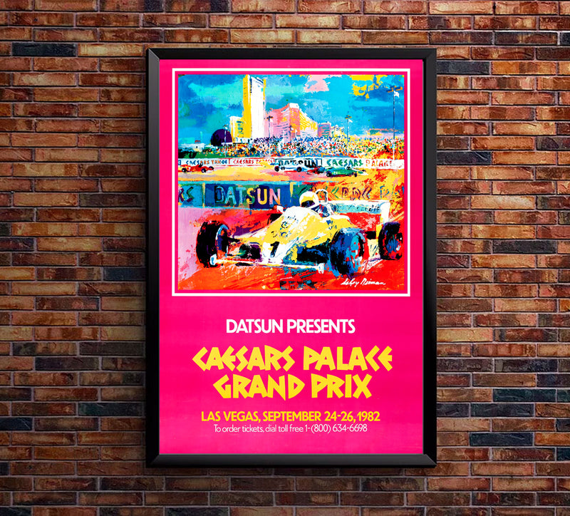 Grand Prix - Las Vegas - 1982 - Vintage Racing Poster