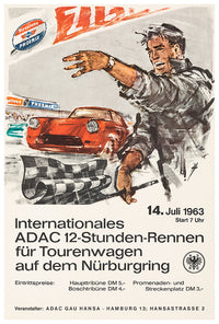 Nurburgring - 1963 - Vintage Racing Poster