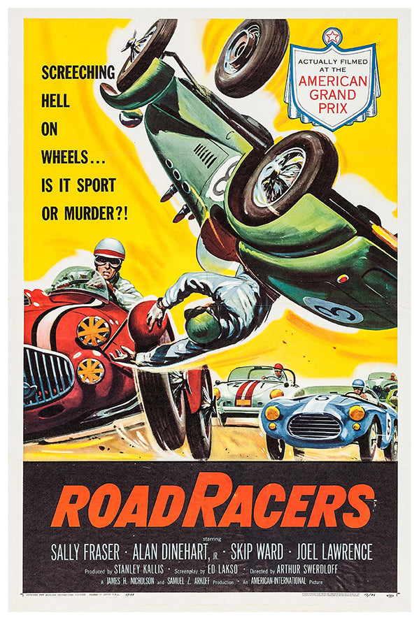 Raod Racers - 1959 - Movie - Vintage Racing Poster