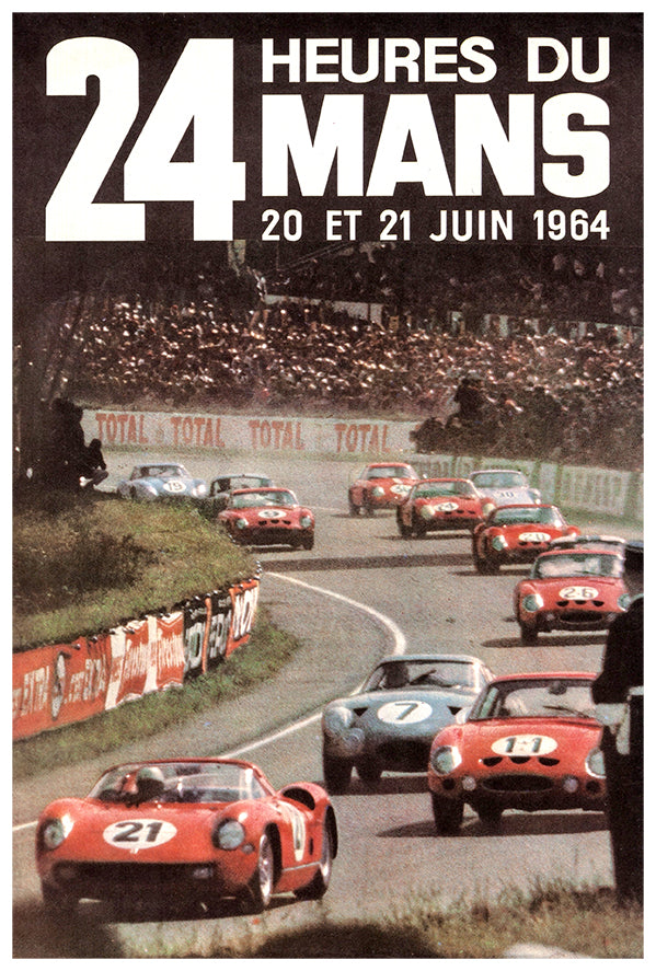 24 Heures Le Mans - 1959 - Vintage Racing Poster