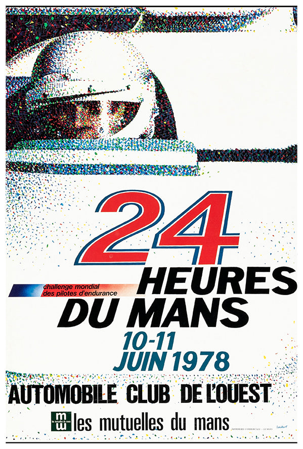 24 Heures Du Mans - 1978 - Vintage Racing Poster