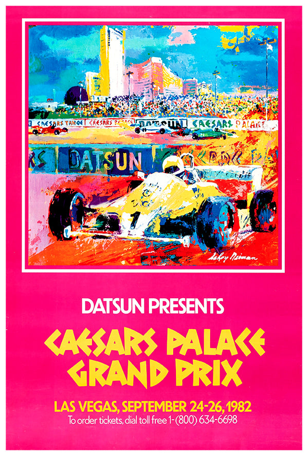 Grand Prix - Las Vegas - 1982 - Vintage Racing Poster