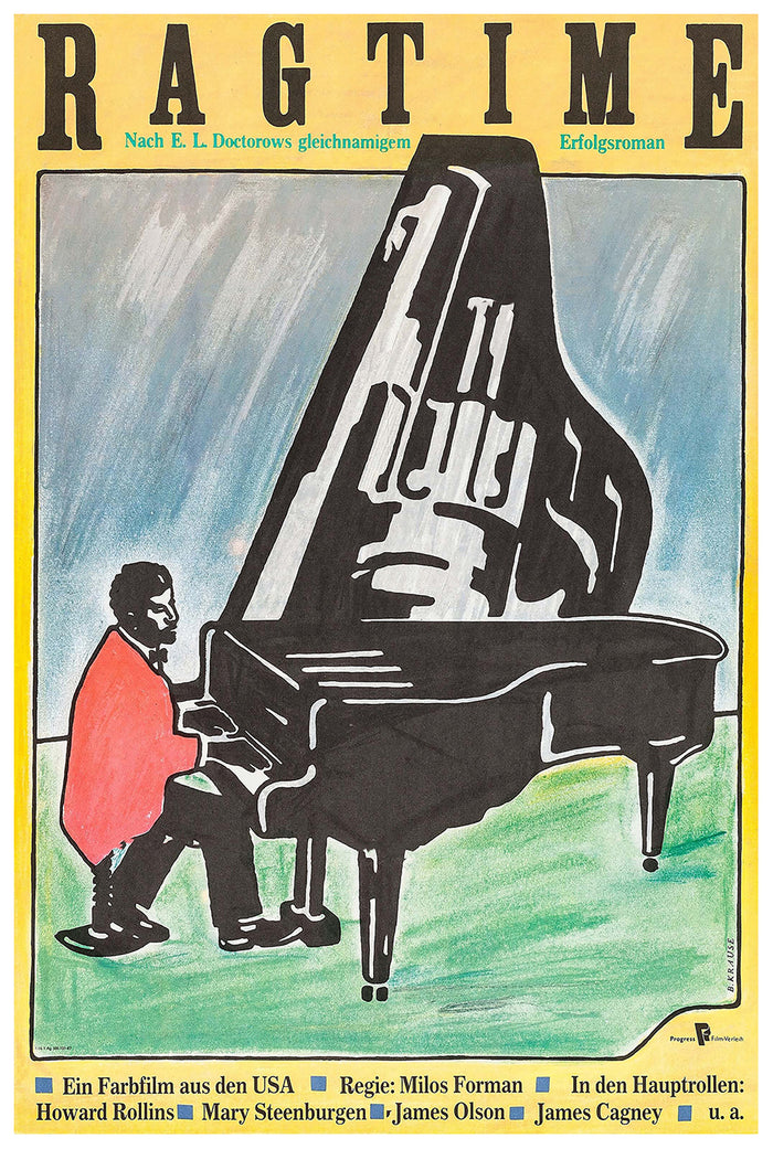 Ragtime 1981 - James Cagney - Germany - Classic Movie Poster