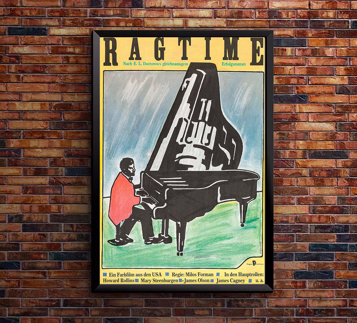 Ragtime 1981 - James Cagney - Germany - Classic Movie Poster