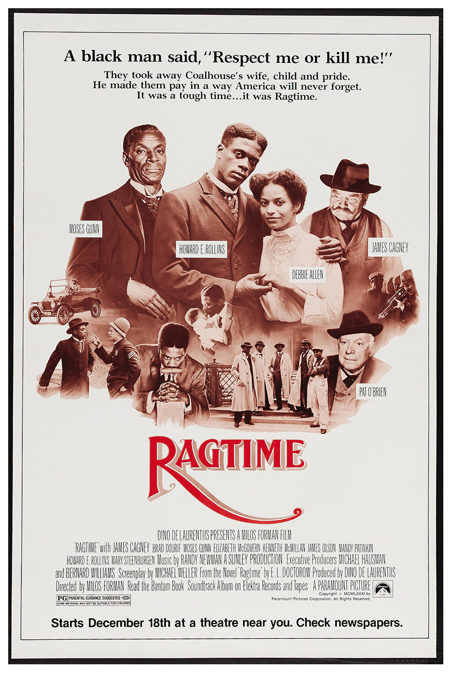 Ragtime 1981 - James Cagney - US 2 - Classic Movie Poster