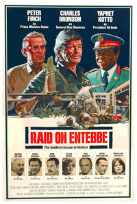 Raid on Entebbe 1976 - Charles Bronson - US - Classic Movie Poster