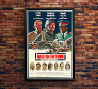 Raid on Entebbe 1976 - Charles Bronson - US - Classic Movie Poster