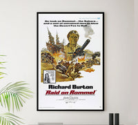 Raid on Rommel 1971 - Richard Burton - US - Classic Movie Poster