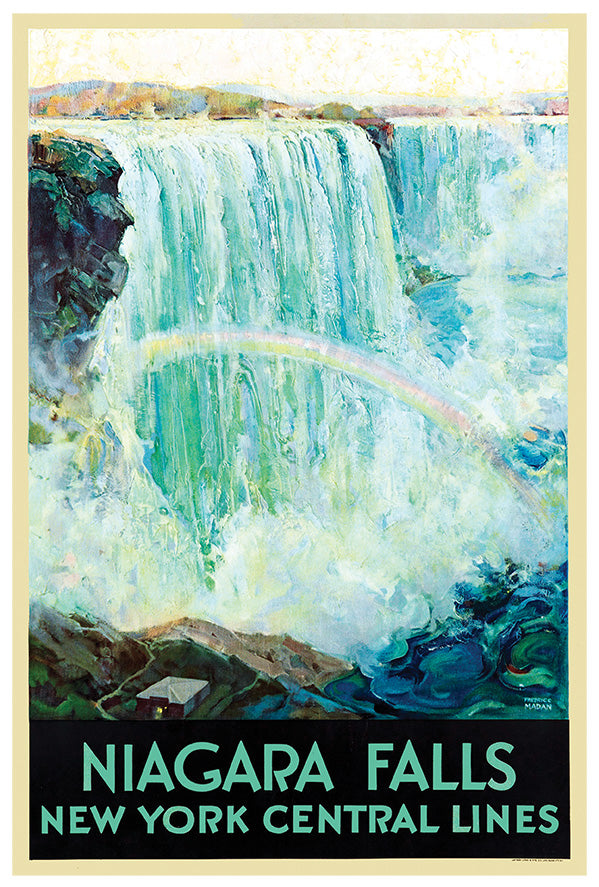 Niagara Falls - New York Central Lines  - Vintage Travel Poster
