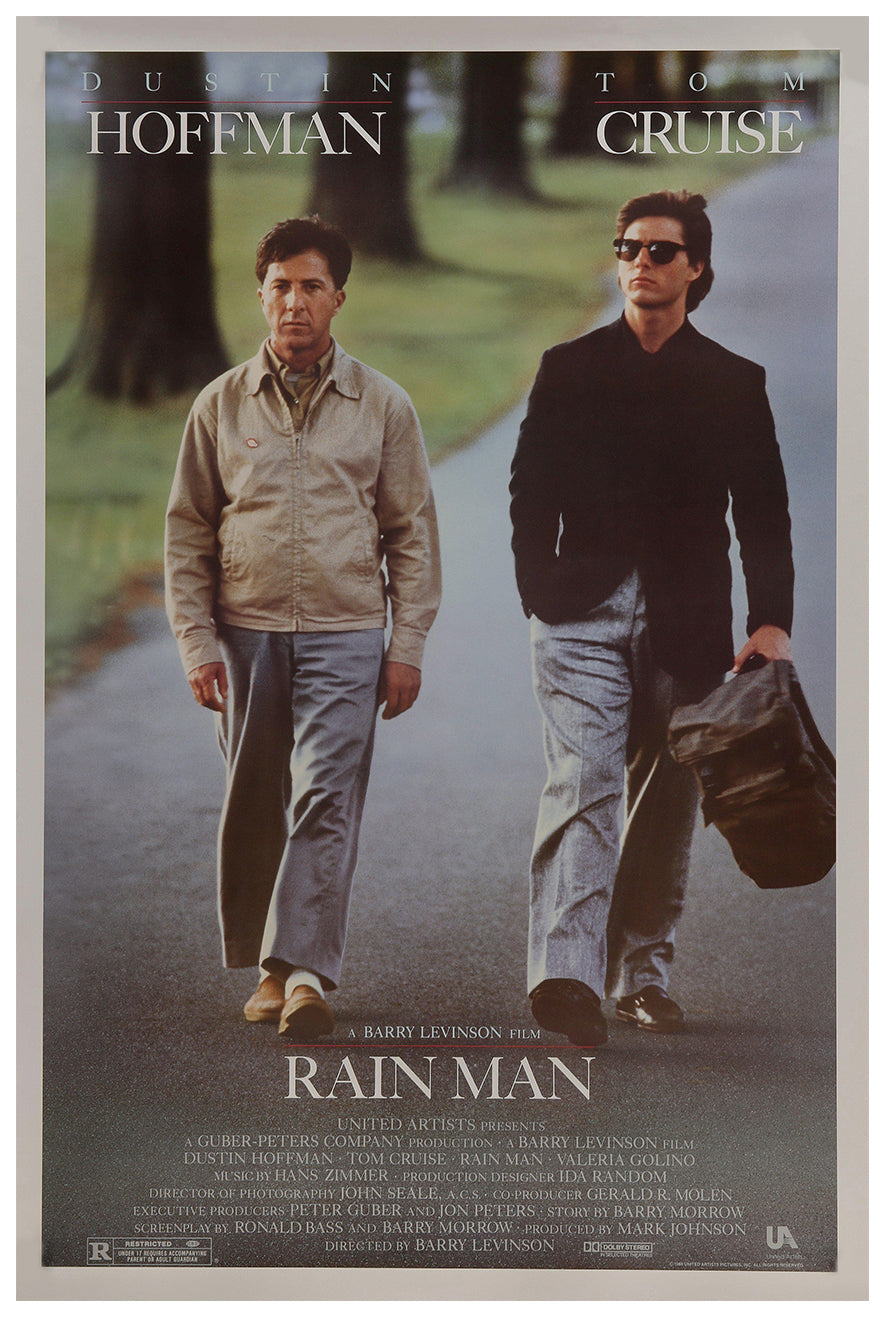 Rain Man 1988 - Classic Movie Poster