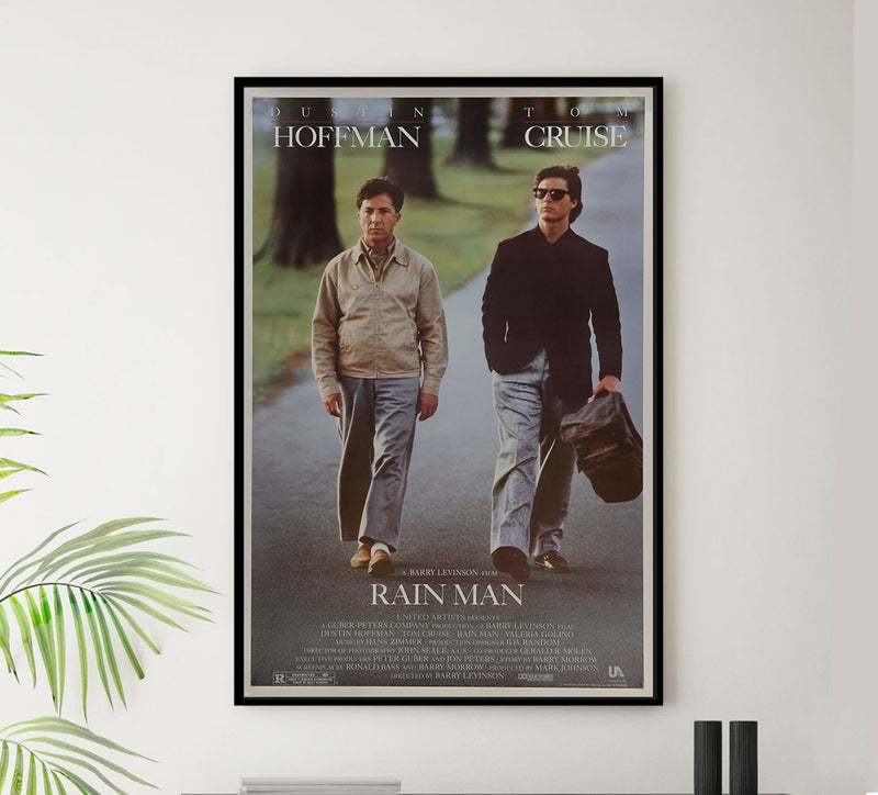 Rain Man 1988 - Classic Movie Poster