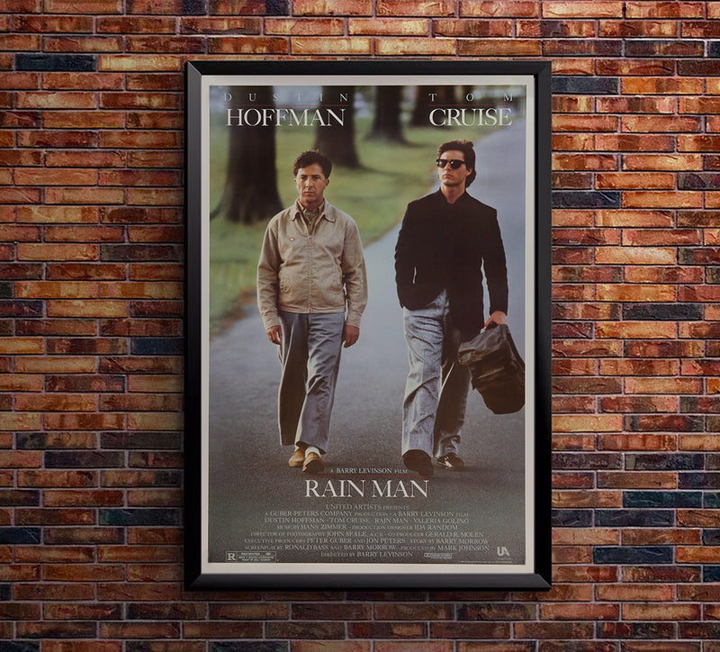 Rain Man 1988 - Classic Movie Poster