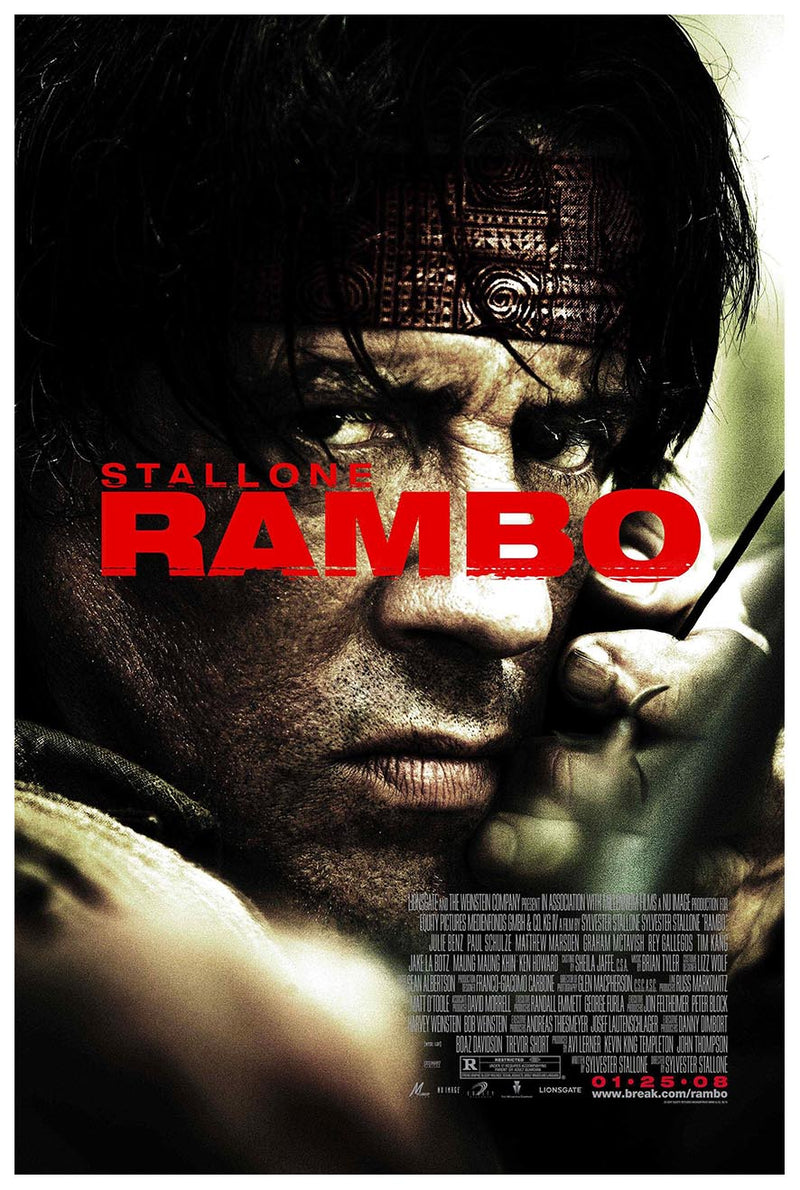 Rambo 2008 v2 - Classic Movie Poster