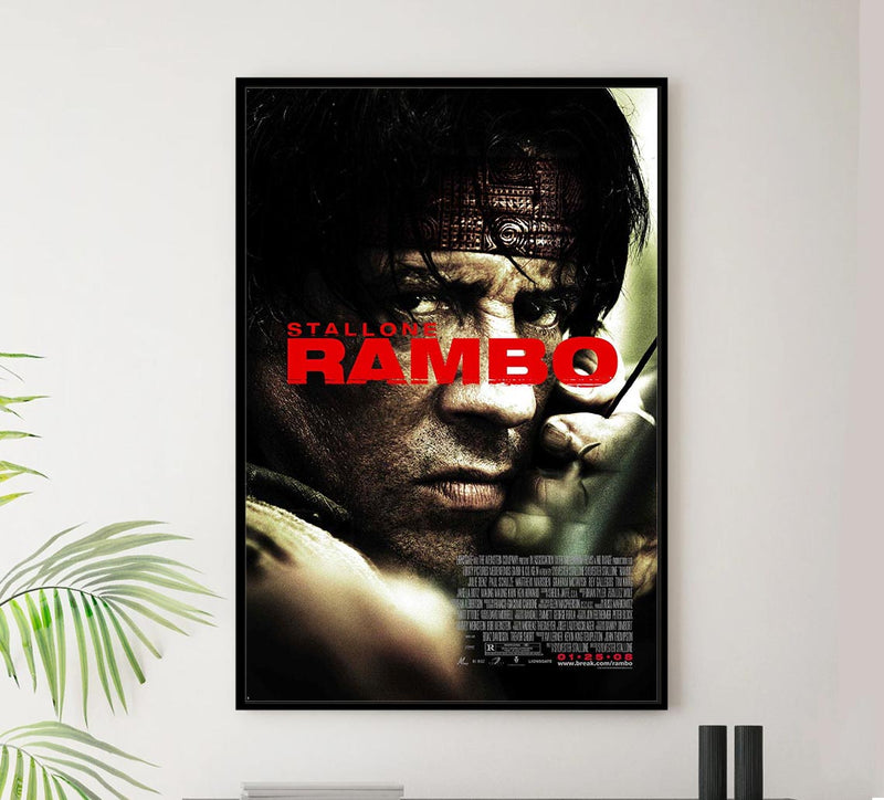 Rambo 2008 v2 - Classic Movie Poster