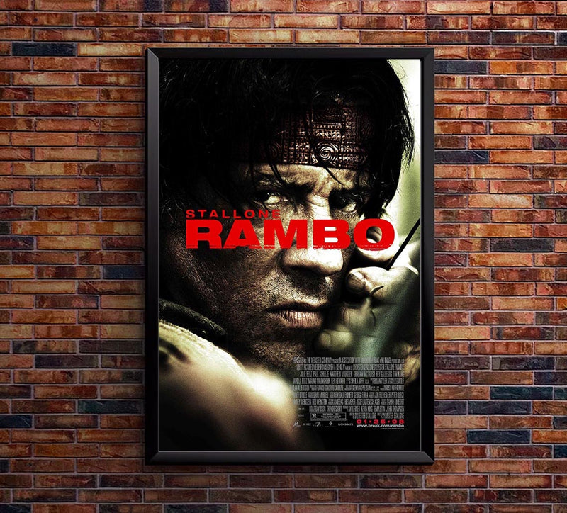 Rambo 2008 v2 - Classic Movie Poster