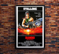 Rambo First Blood Part II 1985 v2 - Classic Movie Poster