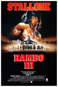 Rambo III 1988 v1 - Classic Movie Poster