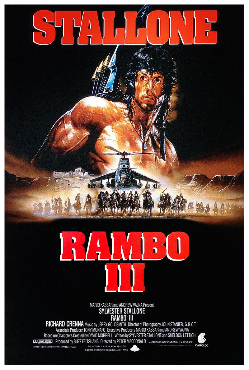 Rambo III 1988 v1 - Classic Movie Poster