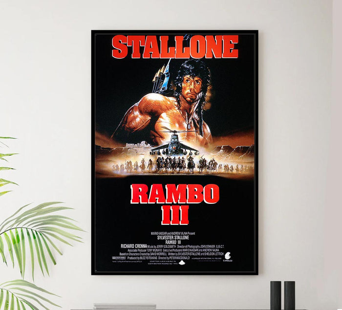 Rambo III 1988 v1 - Classic Movie Poster